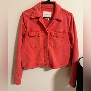 Anthropologie Coral Jean Jacket